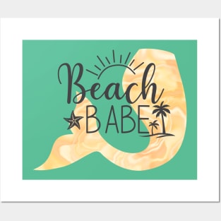 Beach Babe Posters and Art